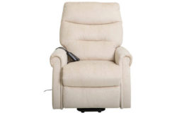 Clarke Riser Recliner Heated Chair - Biscuit.